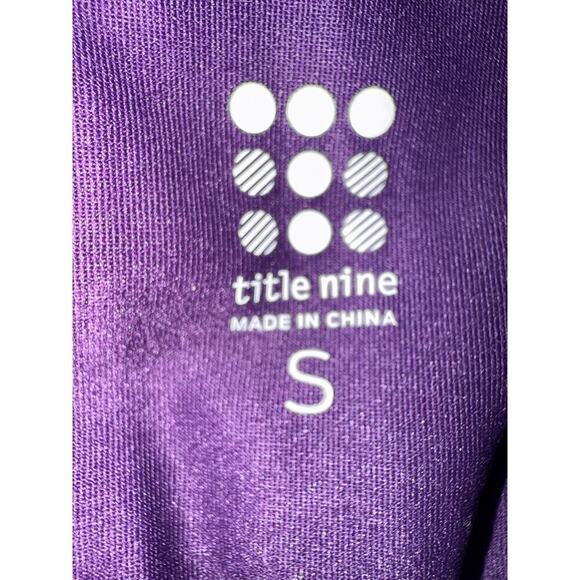 Title Nine Diamalete Athletic Dress Stretch Tennis Golf Size S Colorblock Purple - Picture 7 of 10